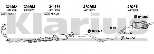 KLARIUS 030297U Система випуску ОГ