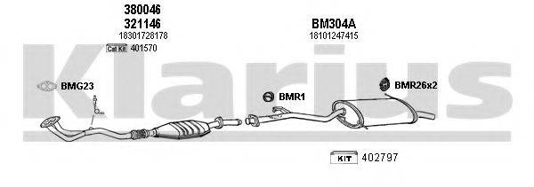 KLARIUS 060222U Система випуску ОГ