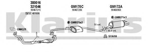 KLARIUS 390662U Система випуску ОГ