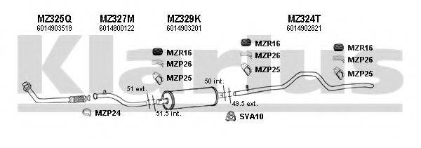 KLARIUS 600296U Система випуску ОГ