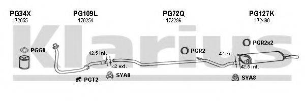 KLARIUS 630021U Система випуску ОГ