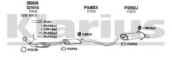 KLARIUS 630310U Система випуску ОГ