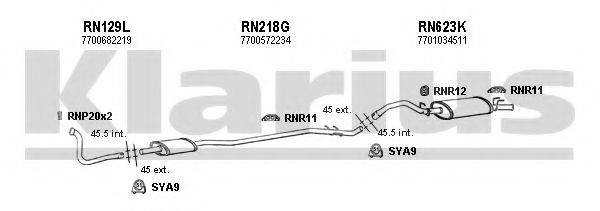 KLARIUS 720578U Система випуску ОГ