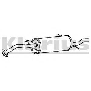 KLARIUS MA169A Глушник вихлопних газів кінцевий