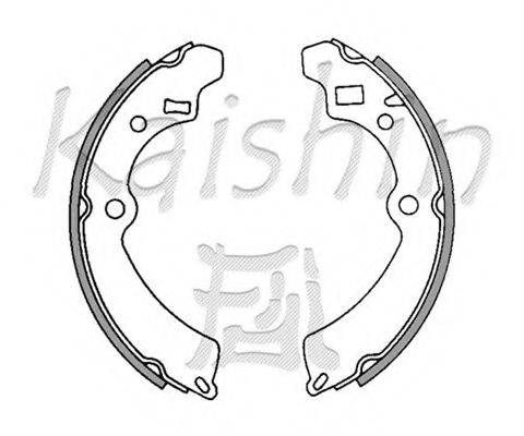 KAISHIN K9921 Комплект гальмівних колодок