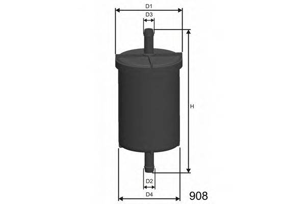 MISFAT E515 Паливний фільтр