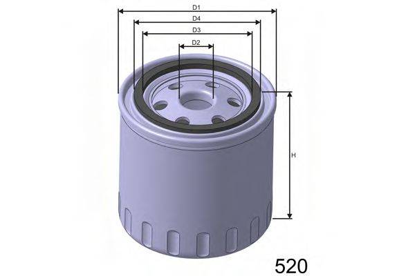 MISFAT Z107A Масляний фільтр