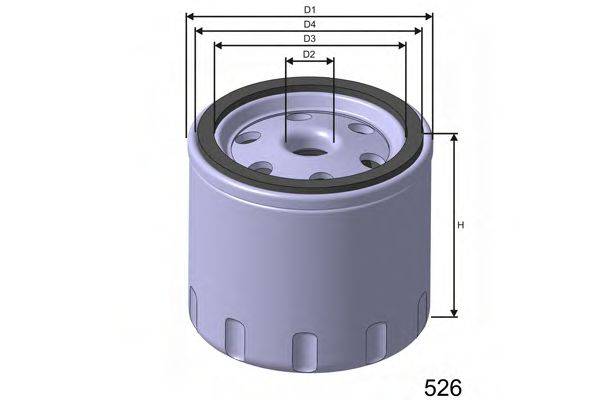 MISFAT M323 Паливний фільтр