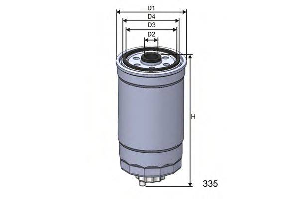 MISFAT M324 Паливний фільтр