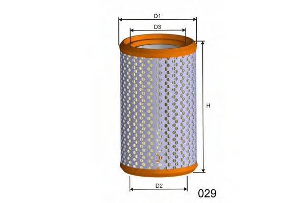 MISFAT R730 Повітряний фільтр