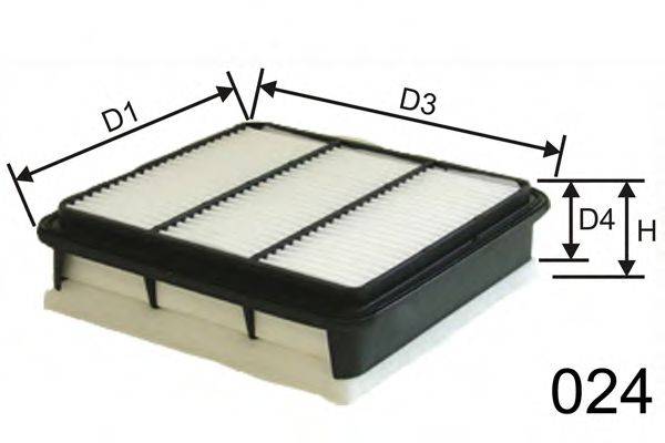 MISFAT P452 Повітряний фільтр