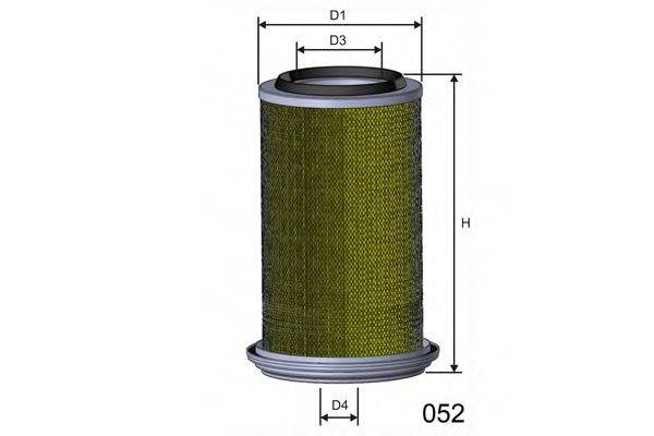 MISFAT R857 Повітряний фільтр