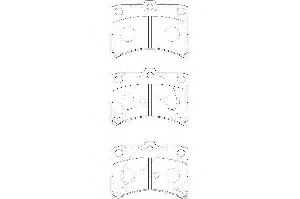 WAGNER WBP23494A Комплект гальмівних колодок, дискове гальмо