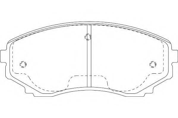 WAGNER WBP23515A Комплект гальмівних колодок, дискове гальмо