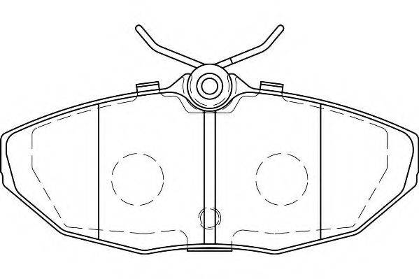 WAGNER WBP24190A Комплект гальмівних колодок, дискове гальмо