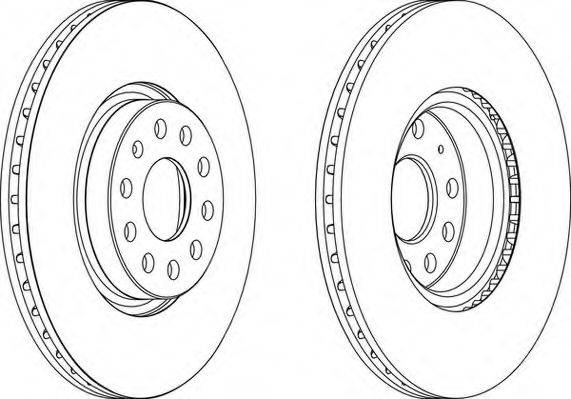 WAGNER WGR13051 гальмівний диск