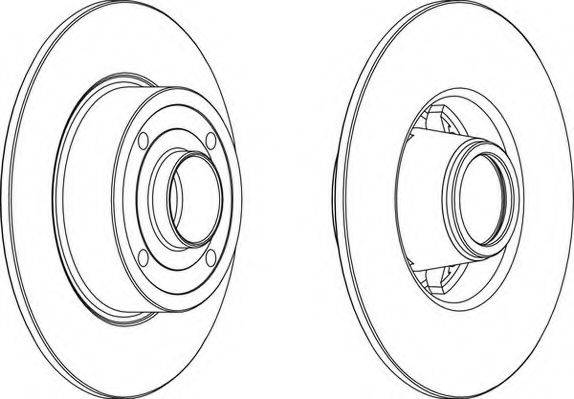 WAGNER WGR13691 гальмівний диск