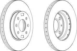 WAGNER WGR16031 гальмівний диск