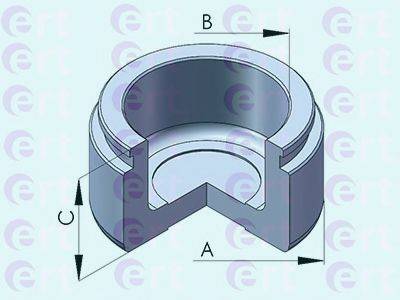 ERT 151151C Поршень, корпус скоби гальма