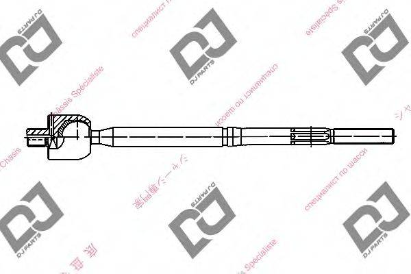 DJ PARTS DR1178 Осьовий шарнір, рульова тяга