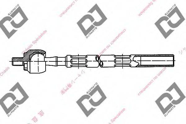 DJ PARTS DR1079 Осьовий шарнір, рульова тяга