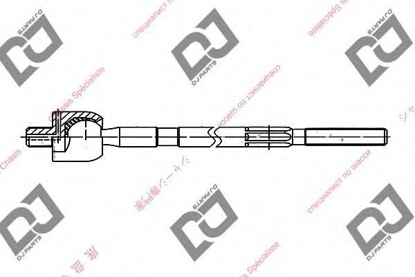 DJ PARTS DR1055 Осьовий шарнір, рульова тяга