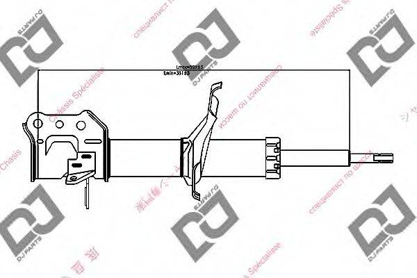 DJ PARTS DS1199GS Амортизатор