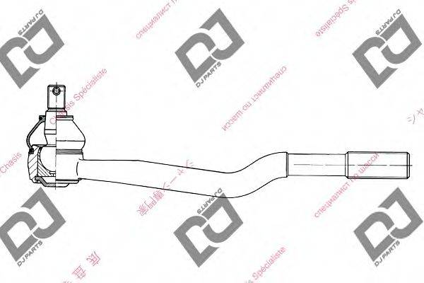 DJ PARTS DE1030 Наконечник поперечної кермової тяги