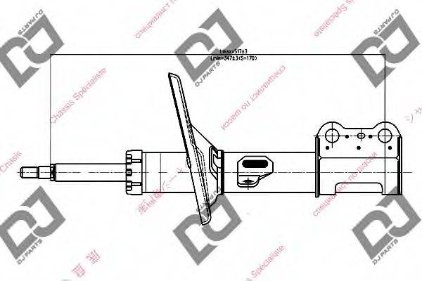 DJ PARTS DS1028GS Амортизатор