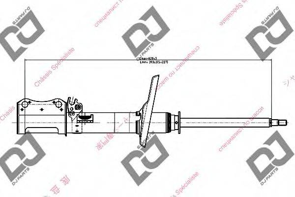 DJ PARTS DS1035GS Амортизатор