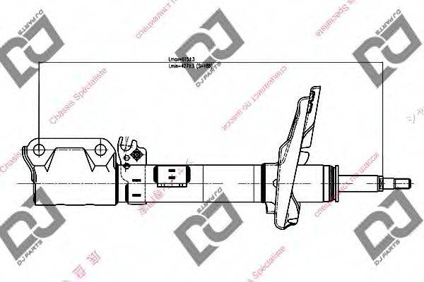 DJ PARTS DS1053GS Амортизатор