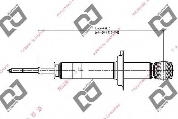 DJ PARTS DS1156GT Амортизатор