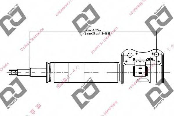 DJ PARTS DS1088GS Амортизатор