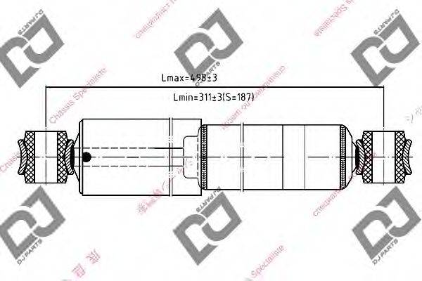 DJ PARTS DS1300GT Амортизатор