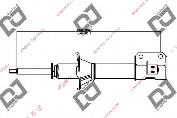 DJ PARTS DS1342GS Амортизатор