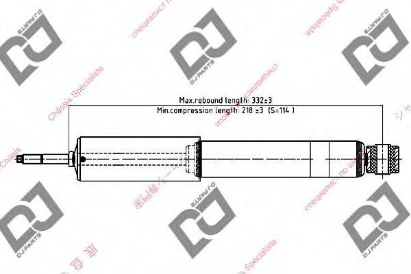 DJ PARTS DS1650HT Амортизатор