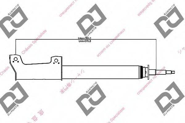 DJ PARTS DS1430GS Амортизатор