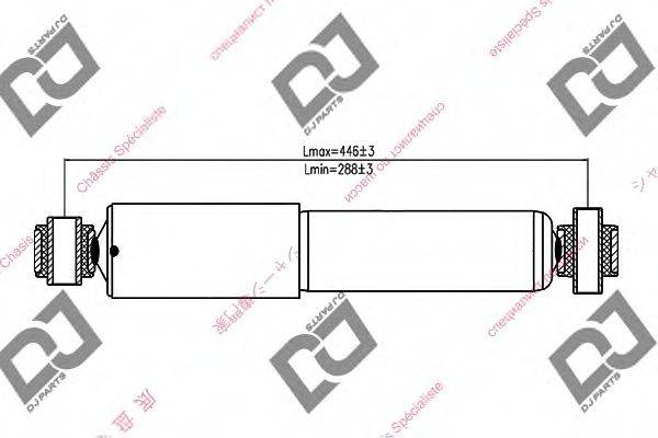 DJ PARTS DS1444GT Амортизатор