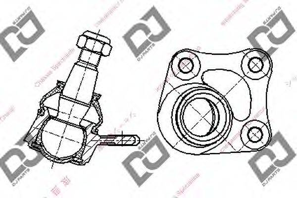 DJ PARTS DB1095 несучий / напрямний шарнір