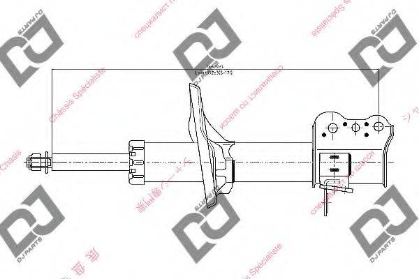 DJ PARTS DS2214GS Амортизатор