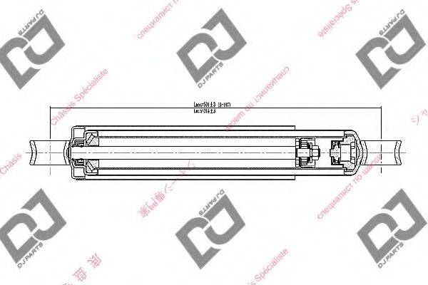 DJ PARTS DS1734HT Амортизатор