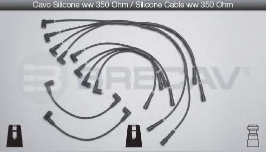 BRECAV 01544 Комплект дротів запалювання