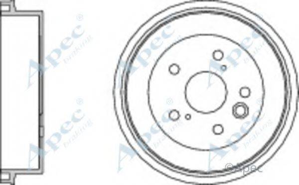 APEC BRAKING DRM9524 Гальмівний барабан