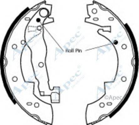 APEC BRAKING SHU370 Гальмівні колодки
