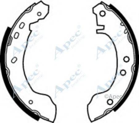 APEC BRAKING SHU499 Гальмівні колодки