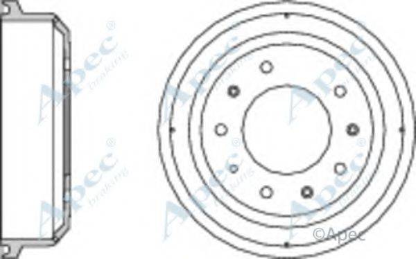 APEC BRAKING DRM9803 Гальмівний барабан