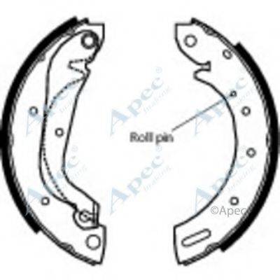 APEC BRAKING SHU581 Гальмівні колодки