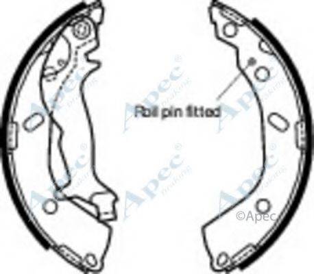 APEC BRAKING SHU700 Гальмівні колодки