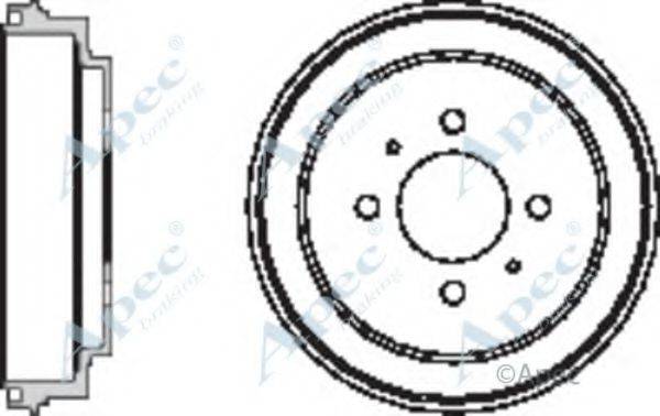 APEC BRAKING DRM9933 Гальмівний барабан