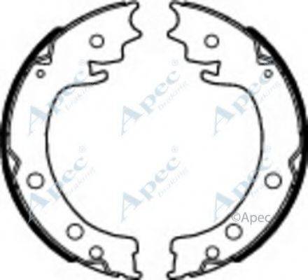 APEC BRAKING SHU791 Гальмівні колодки